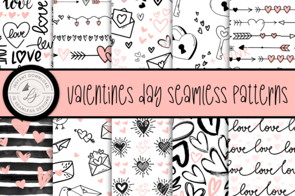 Black and Pink Valentines Day Patterns: A Practical Guide for Designers and Creators