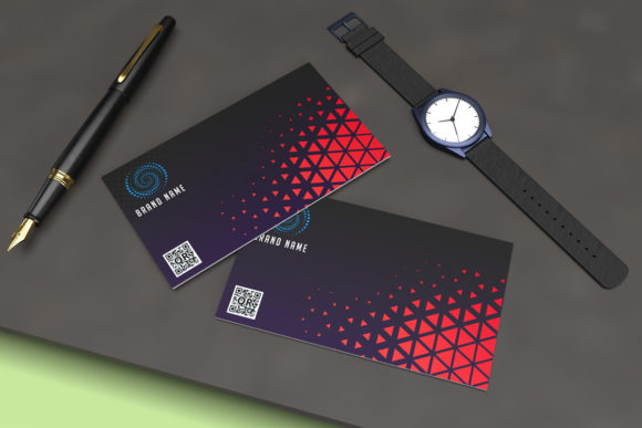 Enhance Your Presentation with Two Business Cards Mockup