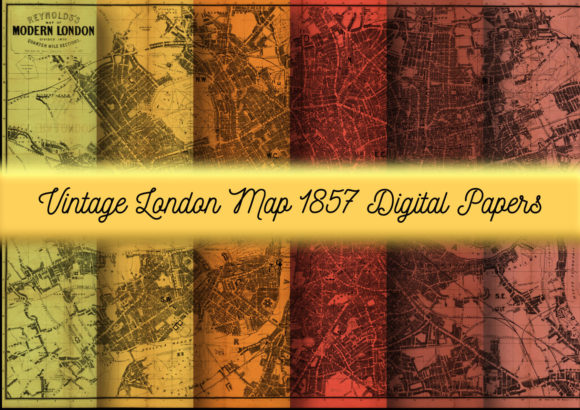 Exploring the Vintage London Map 1857 Digital Papers: A Unique Resource for Creative and Practical Use
