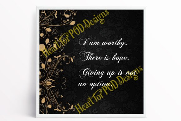I Am Worthy: A Powerful Design for Print-on-Demand Businesses