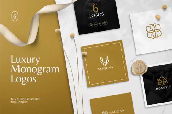 Luxury Monogram Logo Template: A Modern and Versatile Design Solution