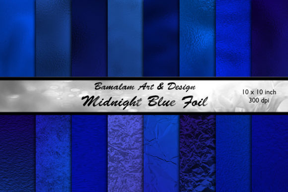 Midnight Blue Foil Textures: A Versatile Tool for Creative and Professional Workflows