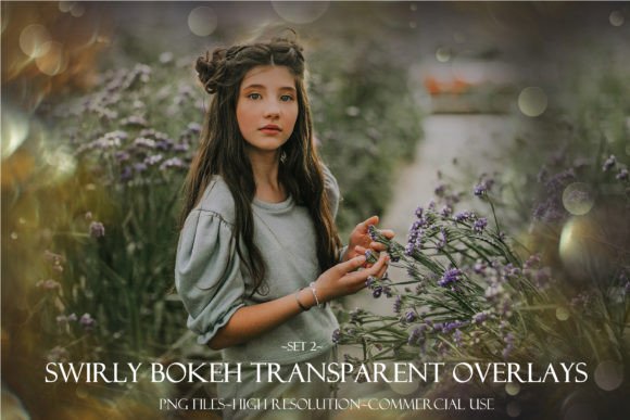 Swirly Bokeh Overlays: Enhancing Visual Creativity with Photoshop Overlay